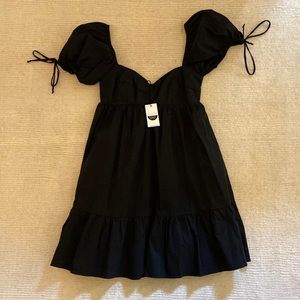 Black baby doll dress - olivaceous